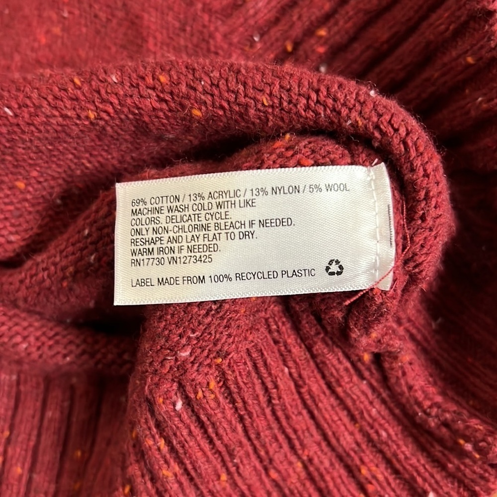 SOLD MERCARI Goodfellow & Co. Fair Isle Sweater Maroon Medium - Picture 9 of 10